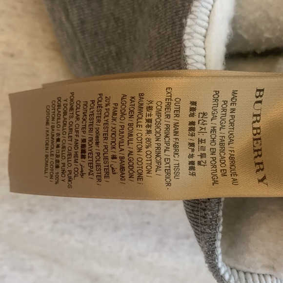 Burberry Crew Neck Long Sleeve Sweatshirt - Picture 4 of 8